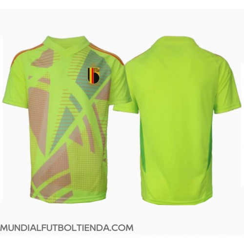 Camiseta Bélgica Portero Segunda Equipación Replica Eurocopa 2024 mangas cortas